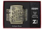 Зажигалка Armor™ Antique Brass Ouija Board Design ZIPPO 49001