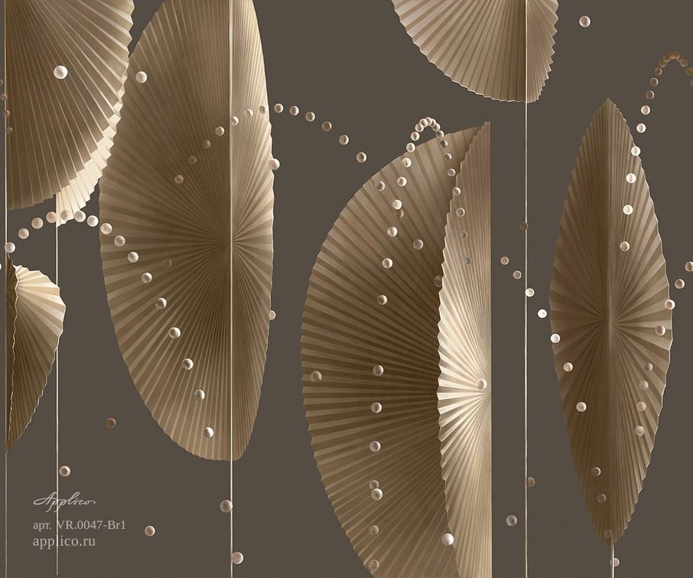 Бесшовная фреска Бронза VR.0047, 2,7 м (Ширина 4 м)