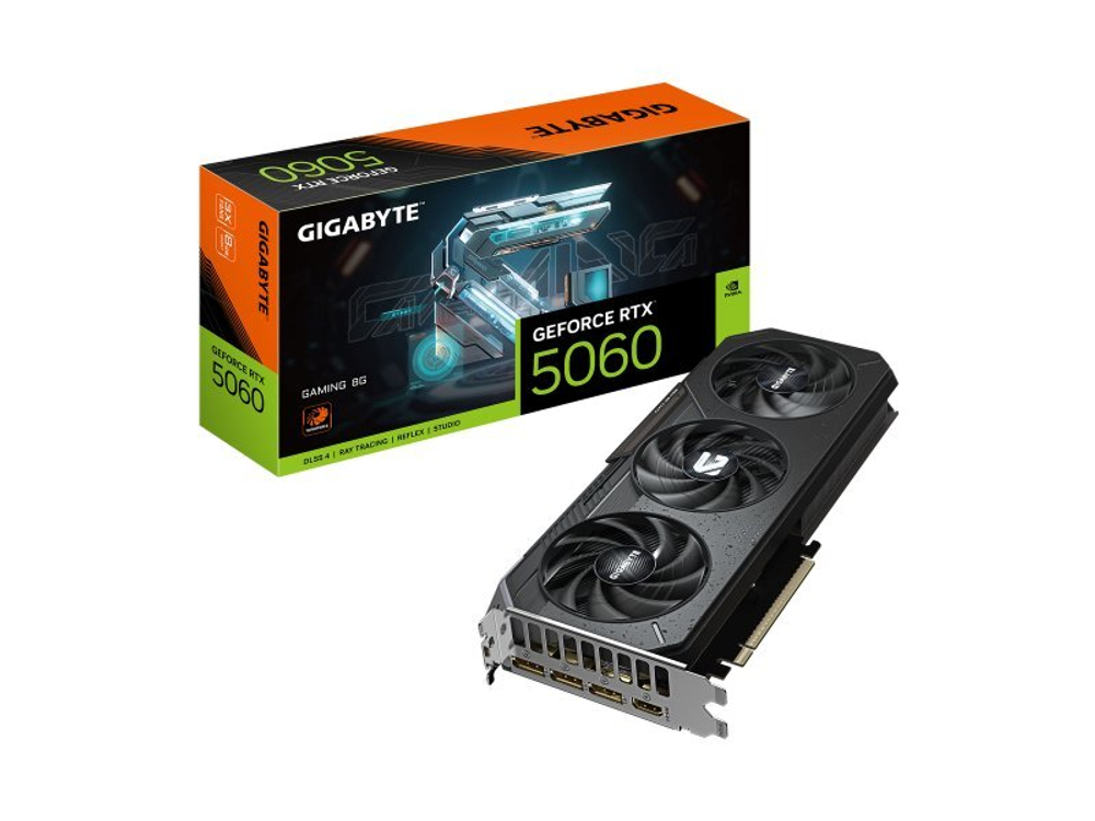Видеокарта Gigabyte Nvidia GeForce RTX 5060 Gaming [GV-N5060GAMING-8GD]
