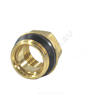 Переход латунь Ду 32х20 (1 1/4"х3/4") с герметичной прокладкой НР/ВР R593D Giacomini R593DY007