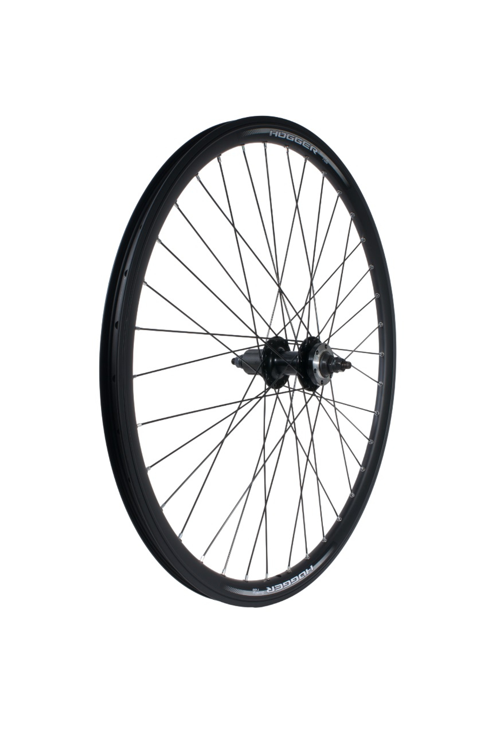 Колесо заднее 27.5" D HOGGER кассета 8-10 ск. пром.подш. гайки / обод двойной алюм. черн. SSE A/V 19.6х29.7 / втулка алюм. черн.