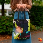 Сумка шоппер с принтом Genshin Impact