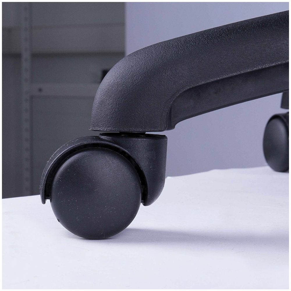 Кресло руководителя Helmi HL-E79 "Elegant", ткань TW синяя/серая