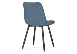 Стул на металлокаркасе Челси синий graf 9 / черный