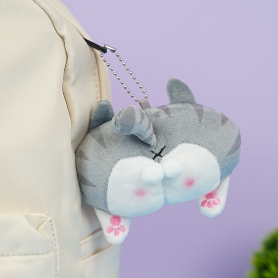 Мягкий брелок "Humor Cat" рыжий, 9 см