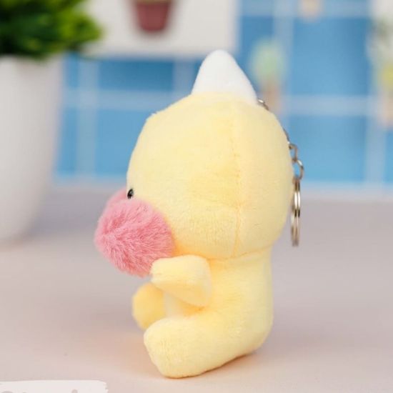 Мягкий брелок уточка Lalafan,10 см