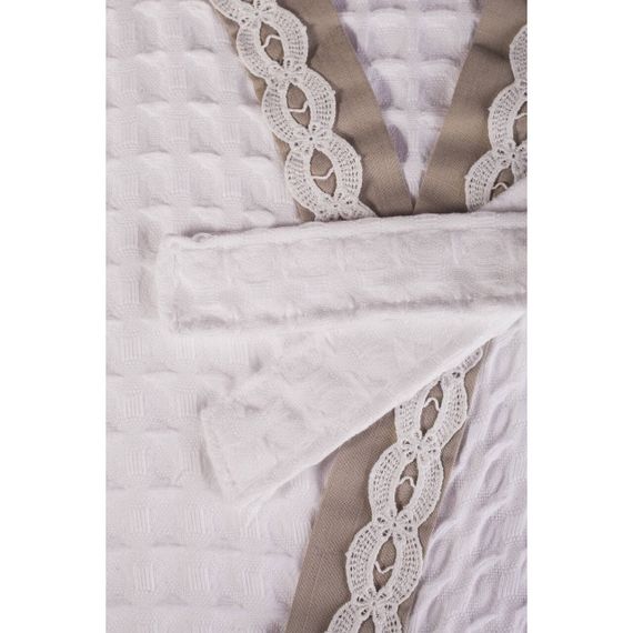 Вафельный женский халат JASMINE Tivolyo Home (Турция)