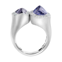 Кольцо со Шпинелью и Бриллиантами, R0033-26/1