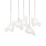Подвесной дизайнерский светильник   Bolle Frosted by Giopato & Coombes (5 плафонов)