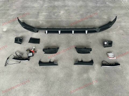 Передняя губа в сборе для Mercedes-Benz G-Class W463A/W464 G63 AMG 2018+ Мерседес Гелик гелентваген