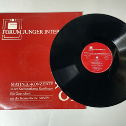Винтажная виниловая пластинка LP Forum Junger Interpreten Matinee Konzerte 89 (Германия 1989)