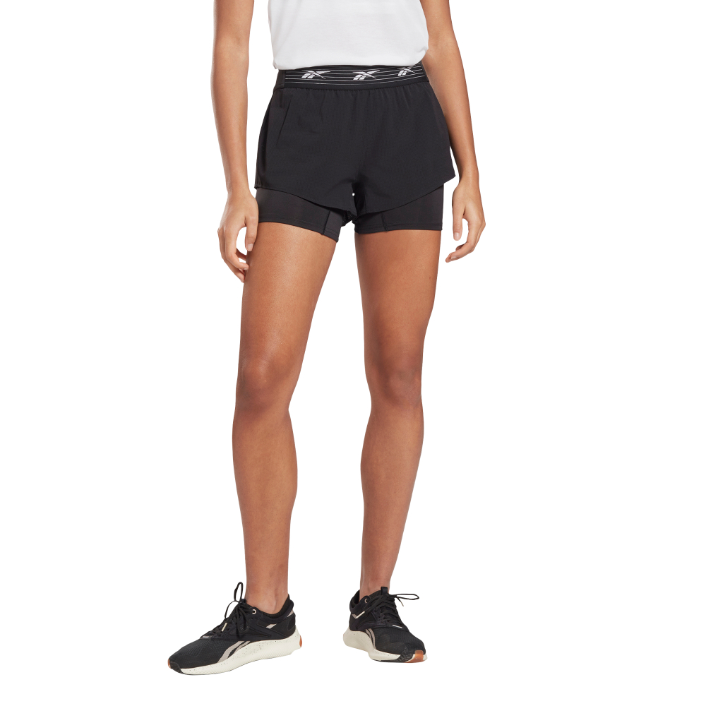 Женские теннисные шорты Reebok Epic Two-In-One Shorts W - Black