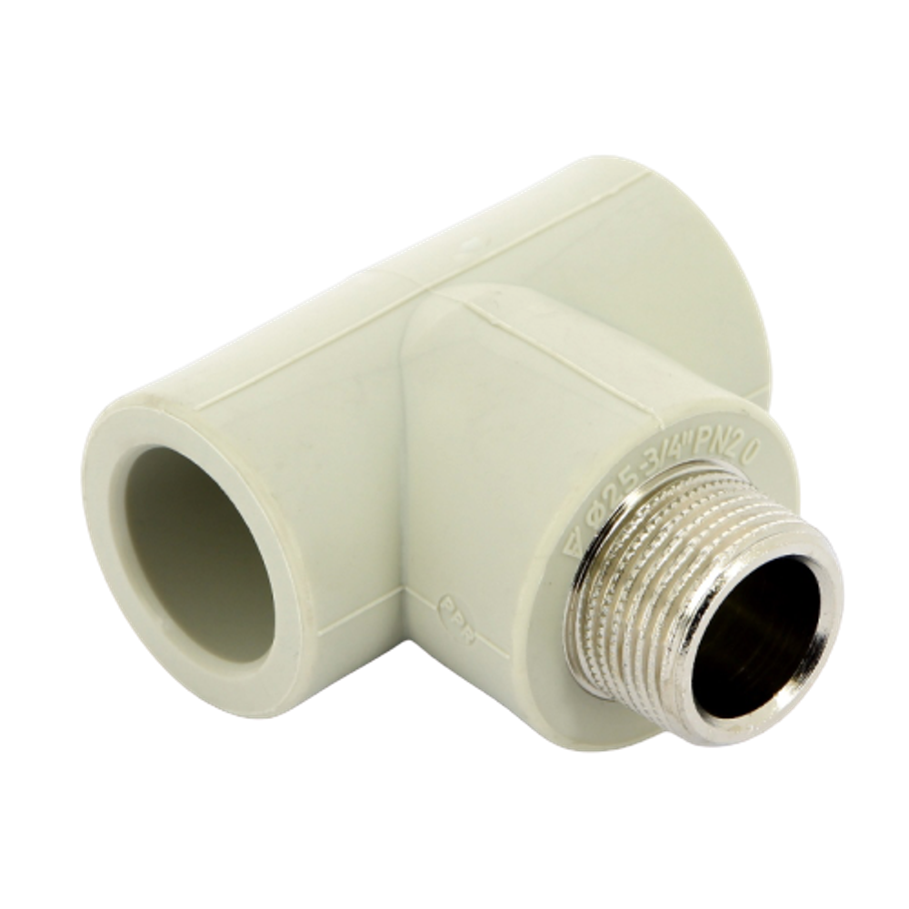Тройник комбинированный FV-Plast 25x3/4" наружная резьба