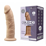 Реалистичный вибратор с двойной плотностью Model 2 от SILEXD светло-бежевый (17,5*4,4 см)