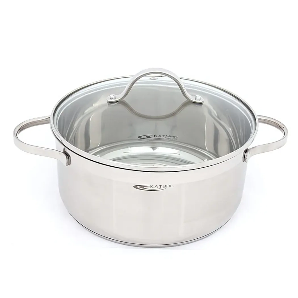 Кастрюля из нержавеющей стали 4,2л «Альта» Катунь