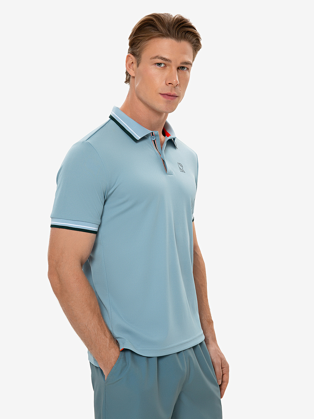 Поло мужское Deporte, Dusty Blue