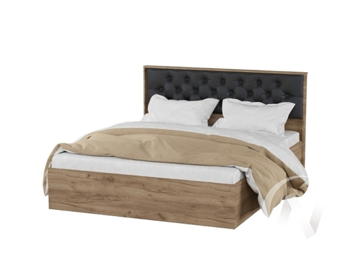 Корпус кровати МКР-1 (1;6м) Спальня Модена (дуб крафт табачный)