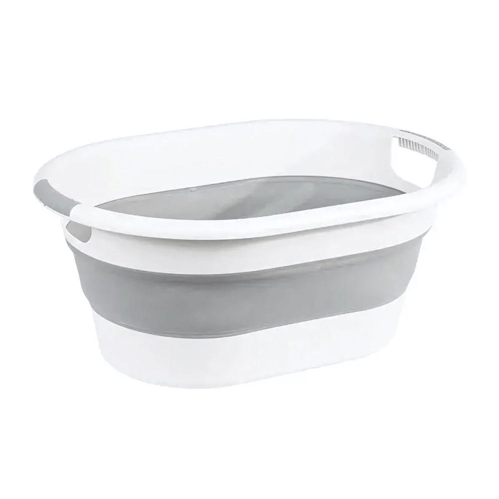 Таз овальный ФЛЕКС 25л складной Смоки