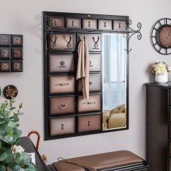 Вешалка настенная Пандора 4 Орех Оберджин Шоколад