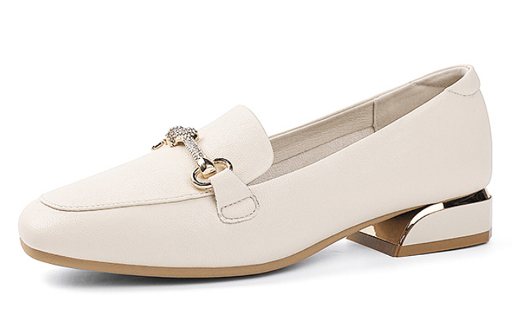 DAPHNE Loafers Women"s Black White