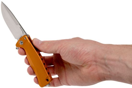 Складной нож Lion Steel "SR-22" L/SR22A OS c клинком из стали Uddeholm Sleipner®, рукоять алюминий