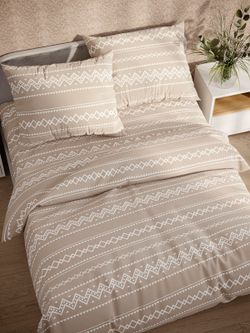 Пододеяльник сатин Milky Garden "Gustor" 2-спальный на молнии 175x215 см