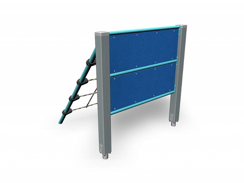 Стенка препятствие с сеткой