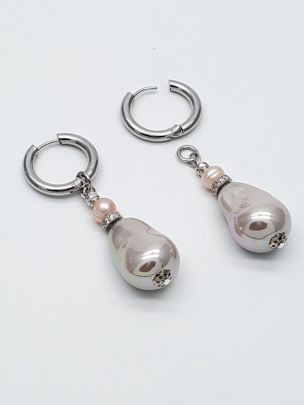 91001419 Серьги Selena Pearls