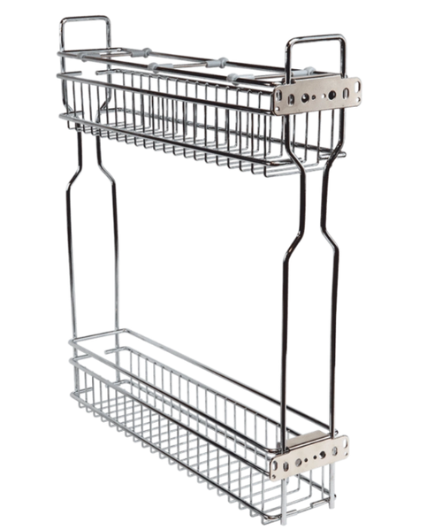 Карго 20/2 с напр. скрыт. монт. п/выдв. с доводчиком, глуб. 500 мм, правая, хром AQ (комплект)