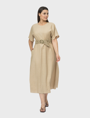 Платье с поясом LALIS