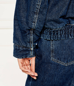 Джинсовая куртка бомбер CALVIN KLEIN JEANS - голубой(J20J224717)