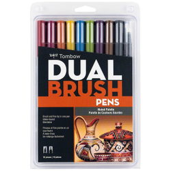 Набор Tombow AB-T Dual Brush 10 Muted Palette