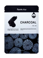 FARMSTAY - МАСКА ТКАНЕВАЯ ДЛЯ ЛИЦА С УГЛЕМ VISIBLE DIFFERENCE MASK SHEET CHARCOAL, 23 ML