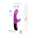 Фиолетовый вибратор-кролик Gaia 2.0 - 20,4 см. (Цвет: фиолетовый)