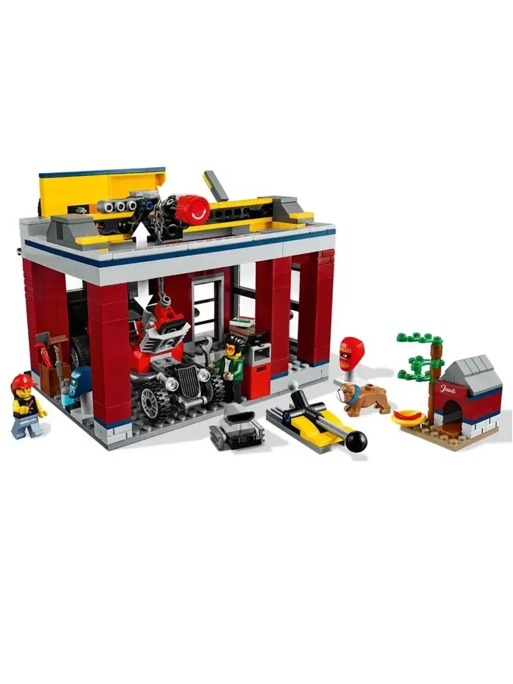 Конструктор Сити Мастерская тюнинга 939 деталей