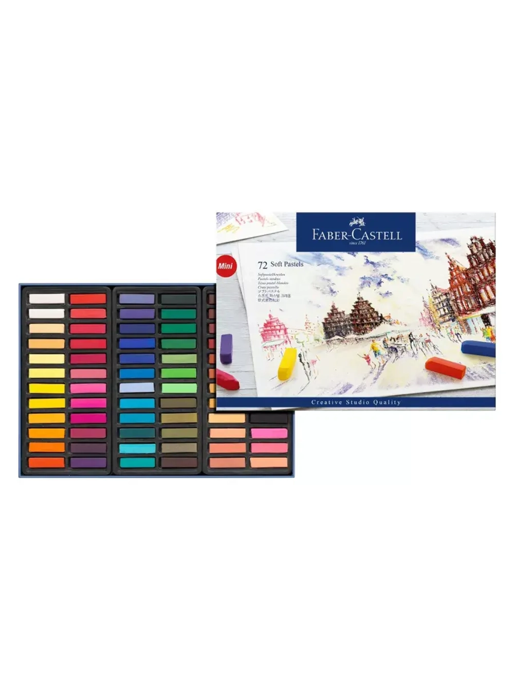 Пастель "Soft pastels", 72 цвета