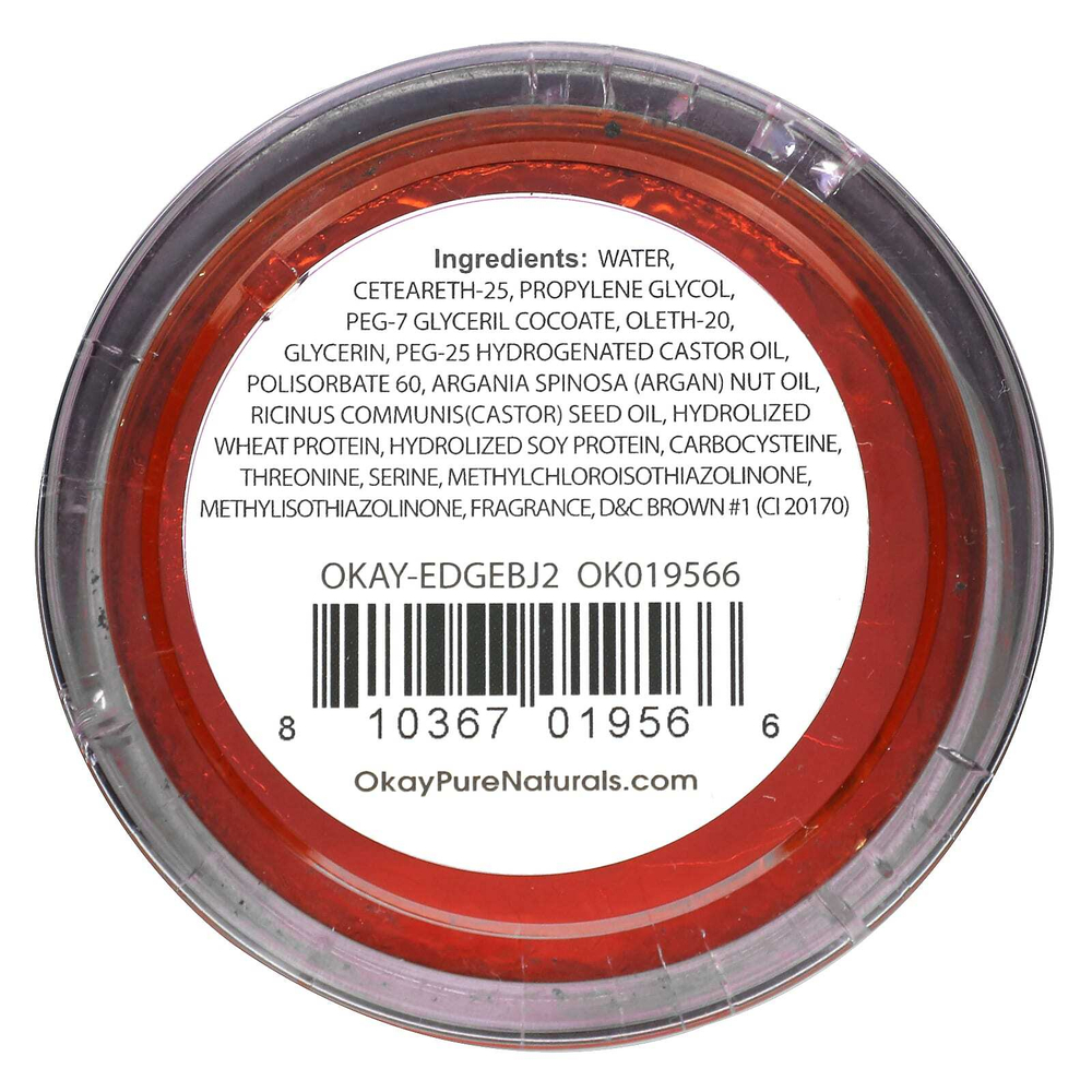 Okay Pure Naturals, Polished Edges, с черным ямайским касторовым маслом, 59 мл (2 унции)