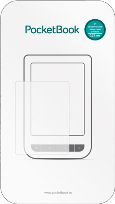 Защитное стекло для PocketBook 6"