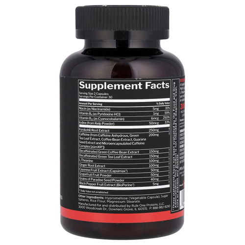 Rule One Proteins, Burn ™, Thermo Weight Management, 60 капсул