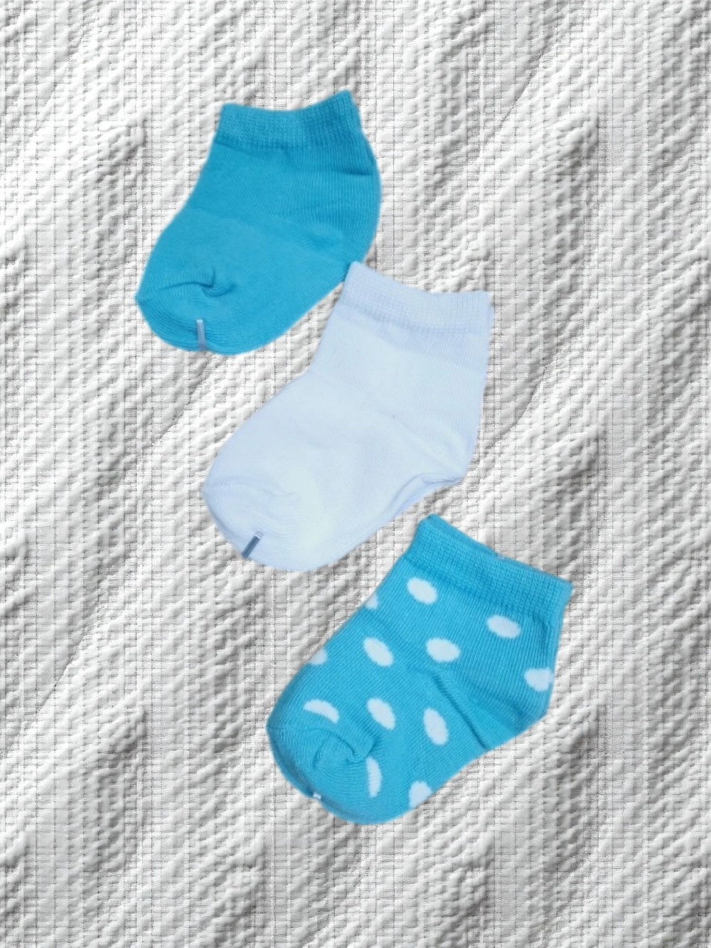 К 9505-3 Набор носков для детей 3 штуки оранжевый горох