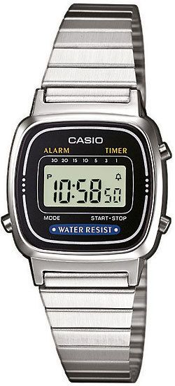 Женские наручные электронные часы Casio LA670W-1