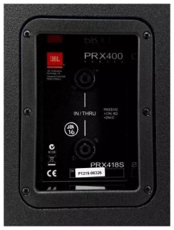 Сабвуфер JBL PRX418S black