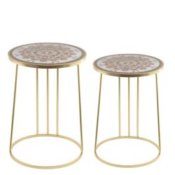 GAEM Набор из 2-х столов декоративных, L34/40 W34/40 H48/53 см