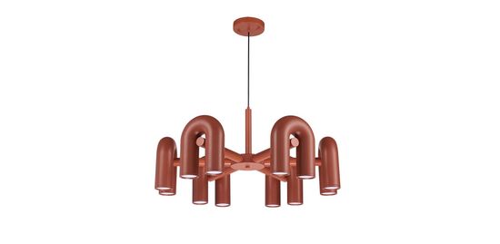 Подвесная люстра 48W 3000K 1092/34 PL-30 коричневый Twins Divinare.