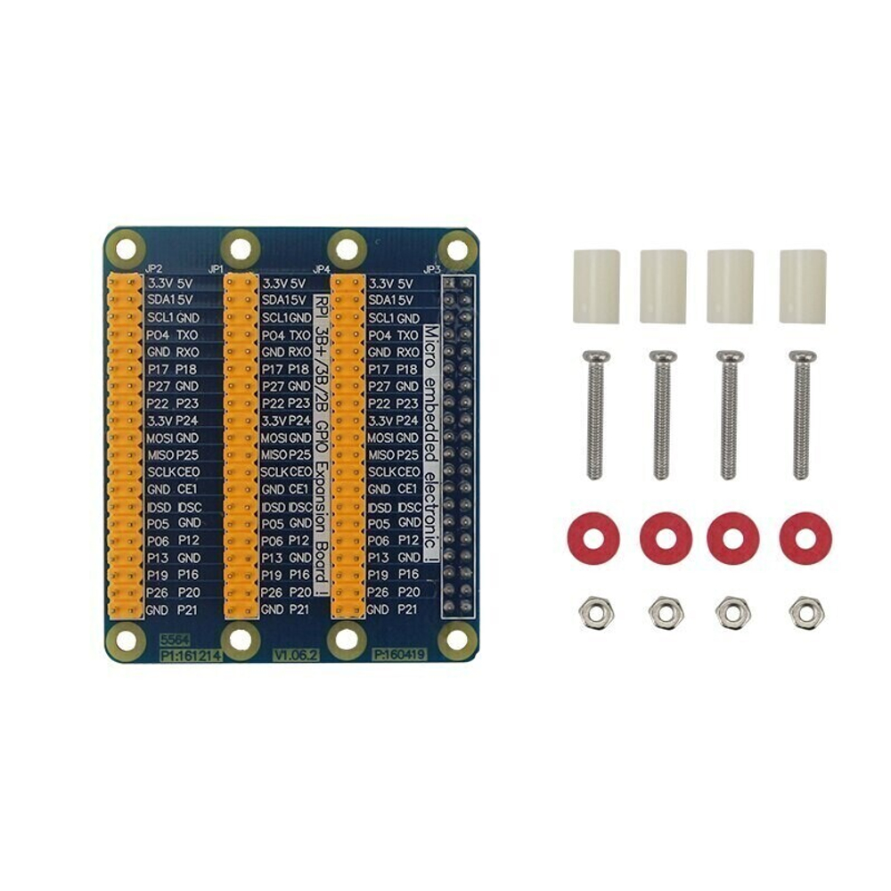 Шилд Raspberry Pi GPIO, 1-3 40 Pin Raspberry Pi 4B/3B +/3B / Zero W/1,3