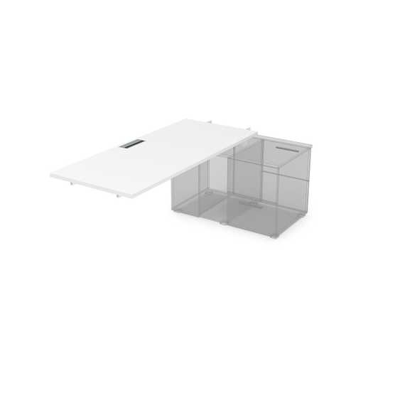 СПС.974 Стол рабочий прямолинейный для крепления на тумбу, средний (1600*700*750)