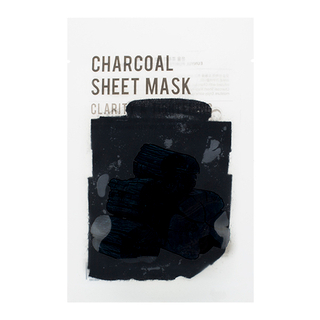 Тканевая маска с древесным углем TENZERO Charcoal Sheet Mask