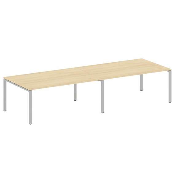 Метал Систем Переговорный стол (2 столешницы) на П-образном м/к БП.ПРГ-2.5