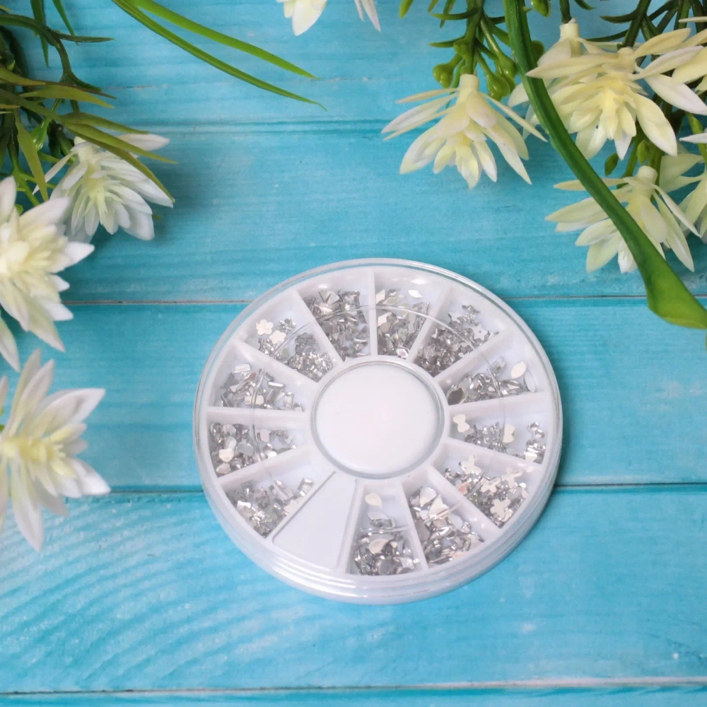 Украшение для нейл-арта «VivA Manicur- Декор», фигурные украшения, цвет хамелион, в пакете, 7*7 см