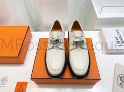 Женские белые ботинки Hermes (Гермес) премиум класса